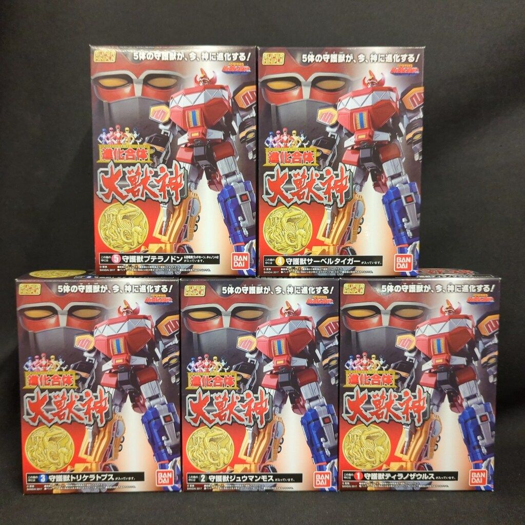 バンダイ スーパーミニプラ 進化合体 大獣神 恐竜戦隊ジュウレンジャー