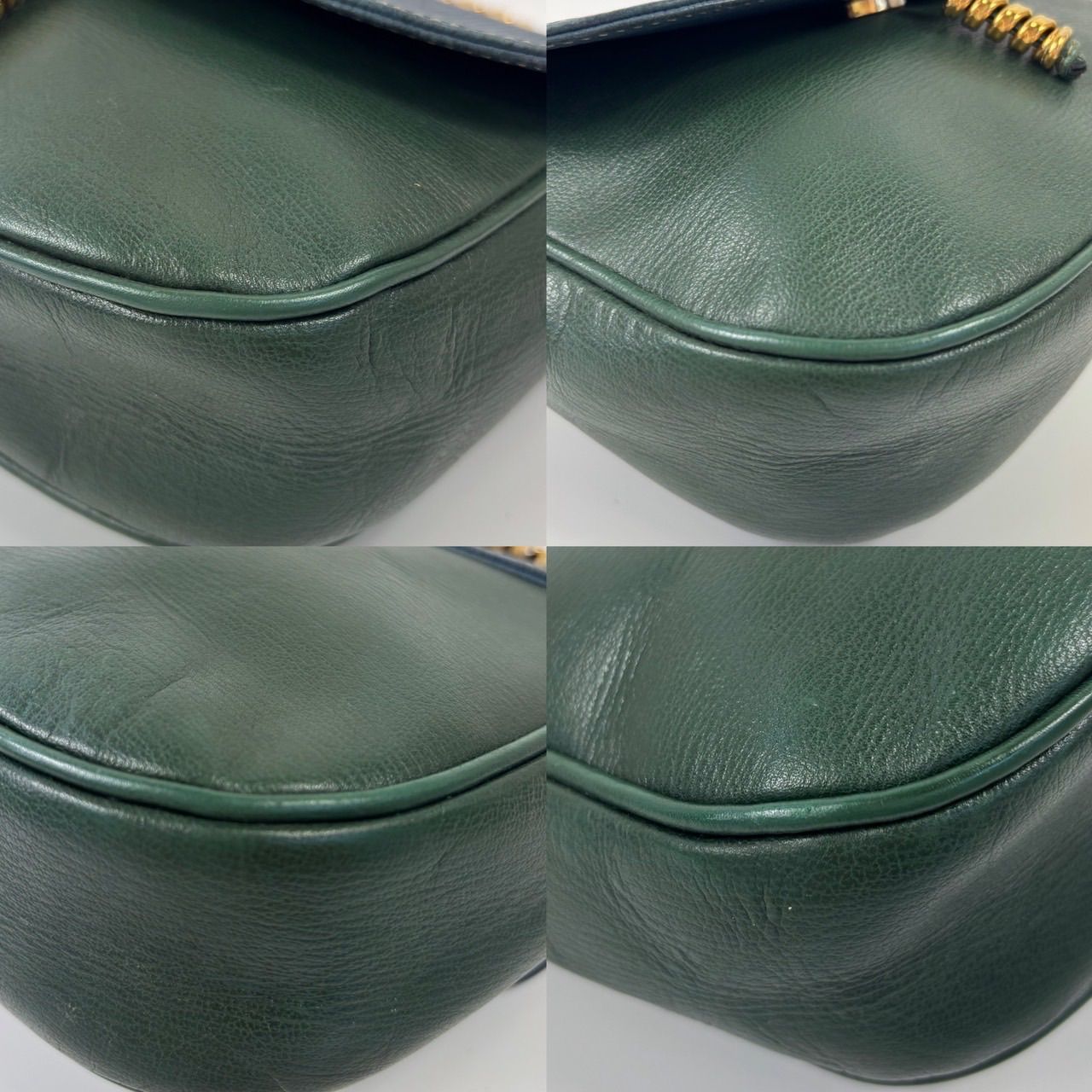 LOEWE ロエベ ベラスケス ハンドバッグ バイカラー レザー ロゴ型押し