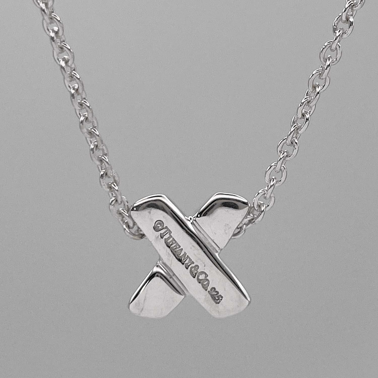 Tiffany&Co. ティファニー ネックレス グラフィティX キス ミニ クロス