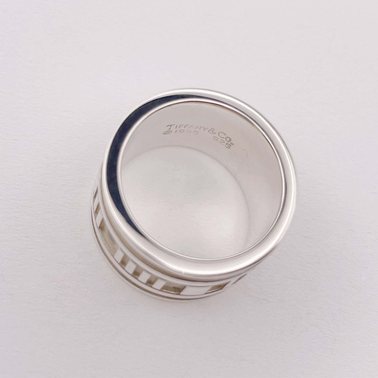 Tiffany&Co. ティファニー 9号 アトラス ワイド リング SV925 新品仕上