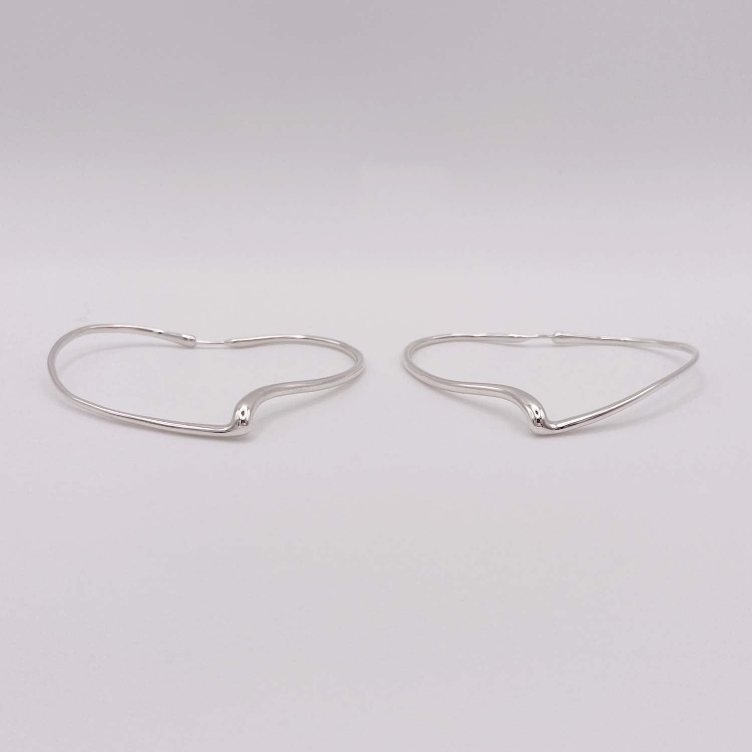 Tiffany&Co. ティファニー ピアス オープンハート フープ ミディアム