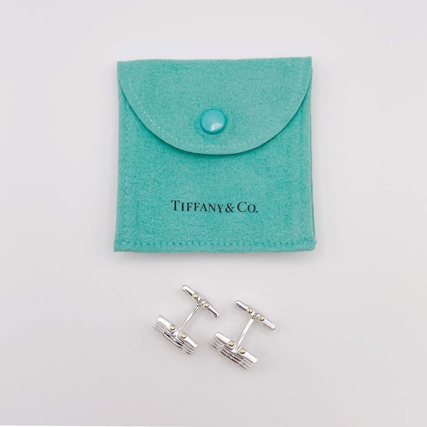 Tiffany&Co. ティファニー ゲート カフリンクス カフスボタン コンビ
