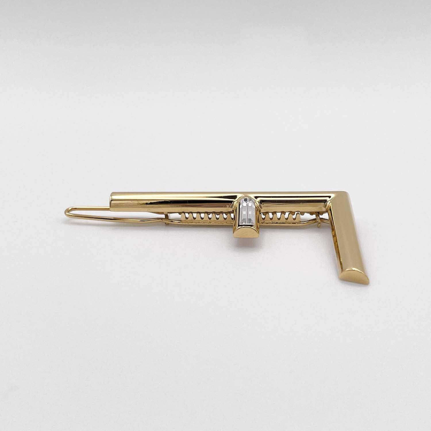 FENDI フェンディ ヘアクリップ 2024 ピン FendiFirst 髪留め ライン