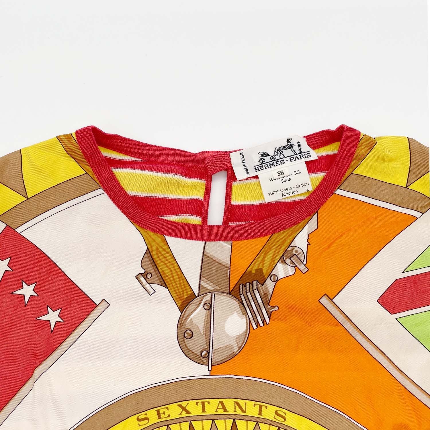 HERMES エルメス サイズ36 sextant セクスタント 六分儀 長袖