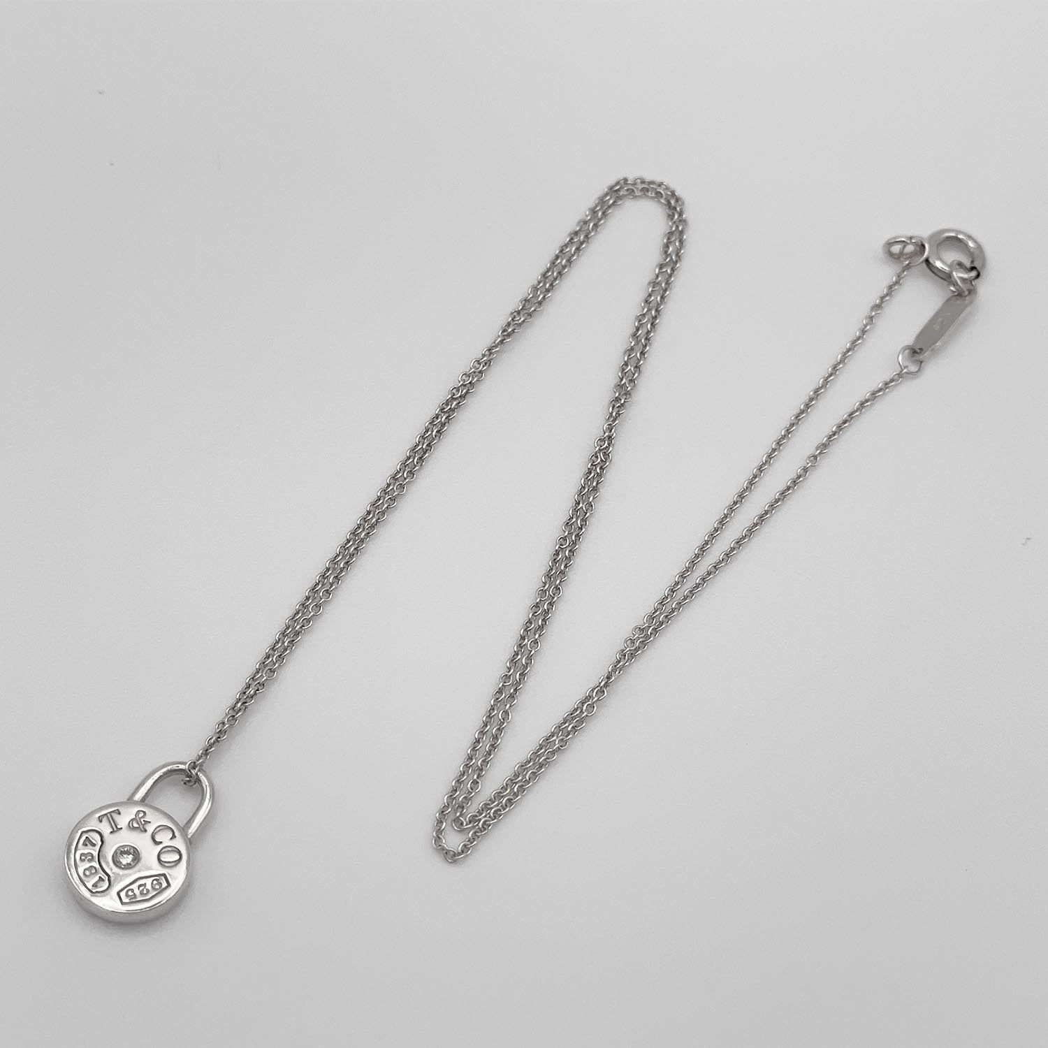 Tiffany&Co. ティファニー ネックレス 1837 ラウンド ミニロック 1P