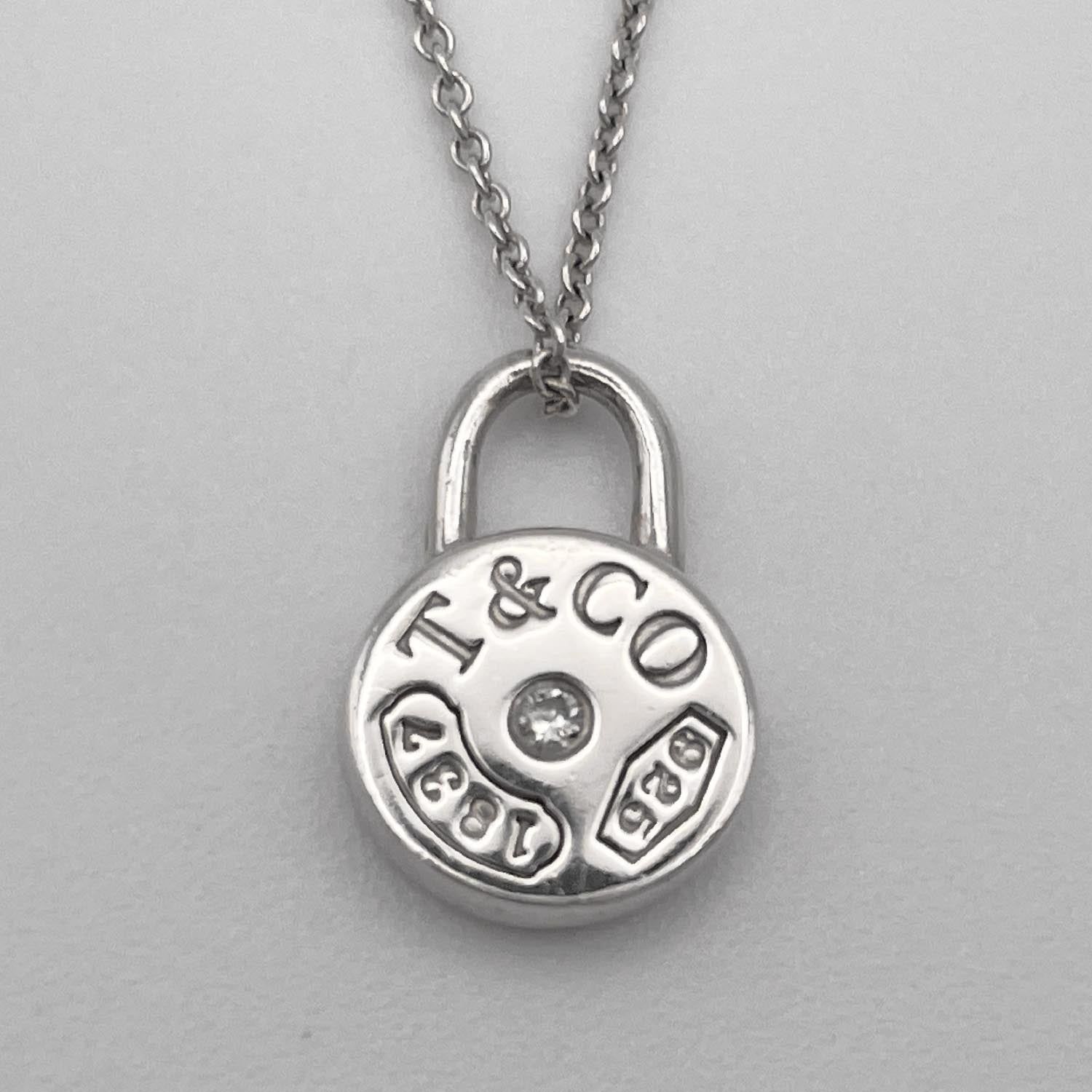 Tiffany&Co. ティファニー ネックレス 1837 ラウンド ミニロック 1P