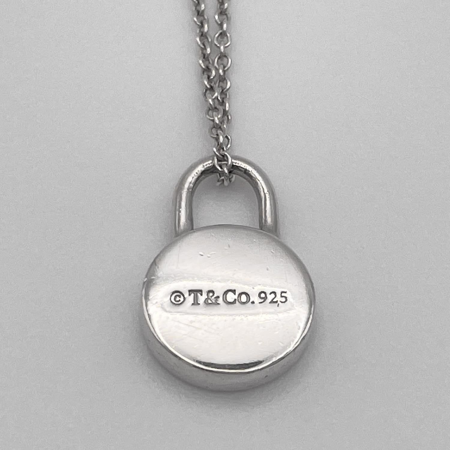 ティファニー　1Pダイヤ　ラウンドロック　1837 カデナ　シルバー　ネックレス ティファニー 1Pダイヤ ラウンドロック 1837 カデナ シルバー