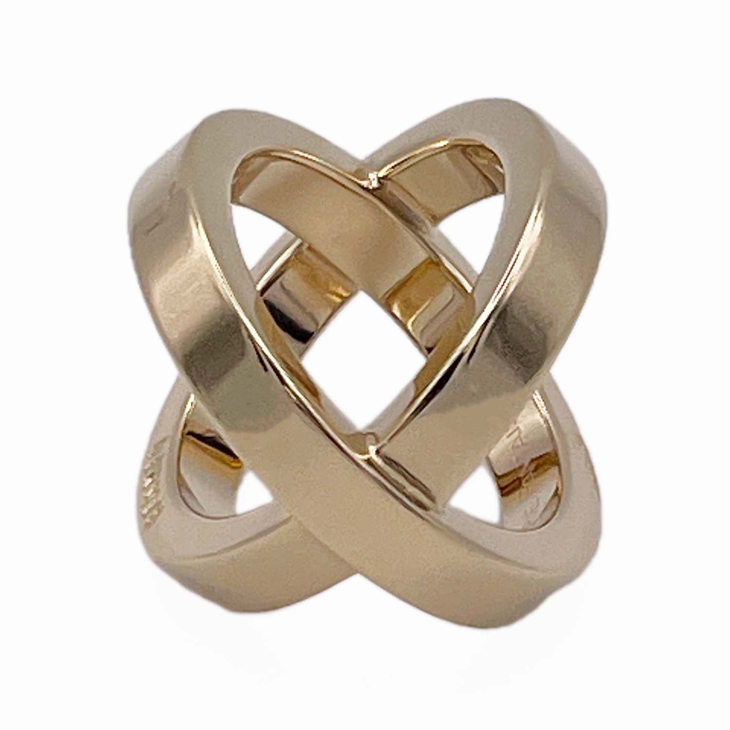 HERMES エルメス スカーフリング コスモス ゴールド - メルカリ