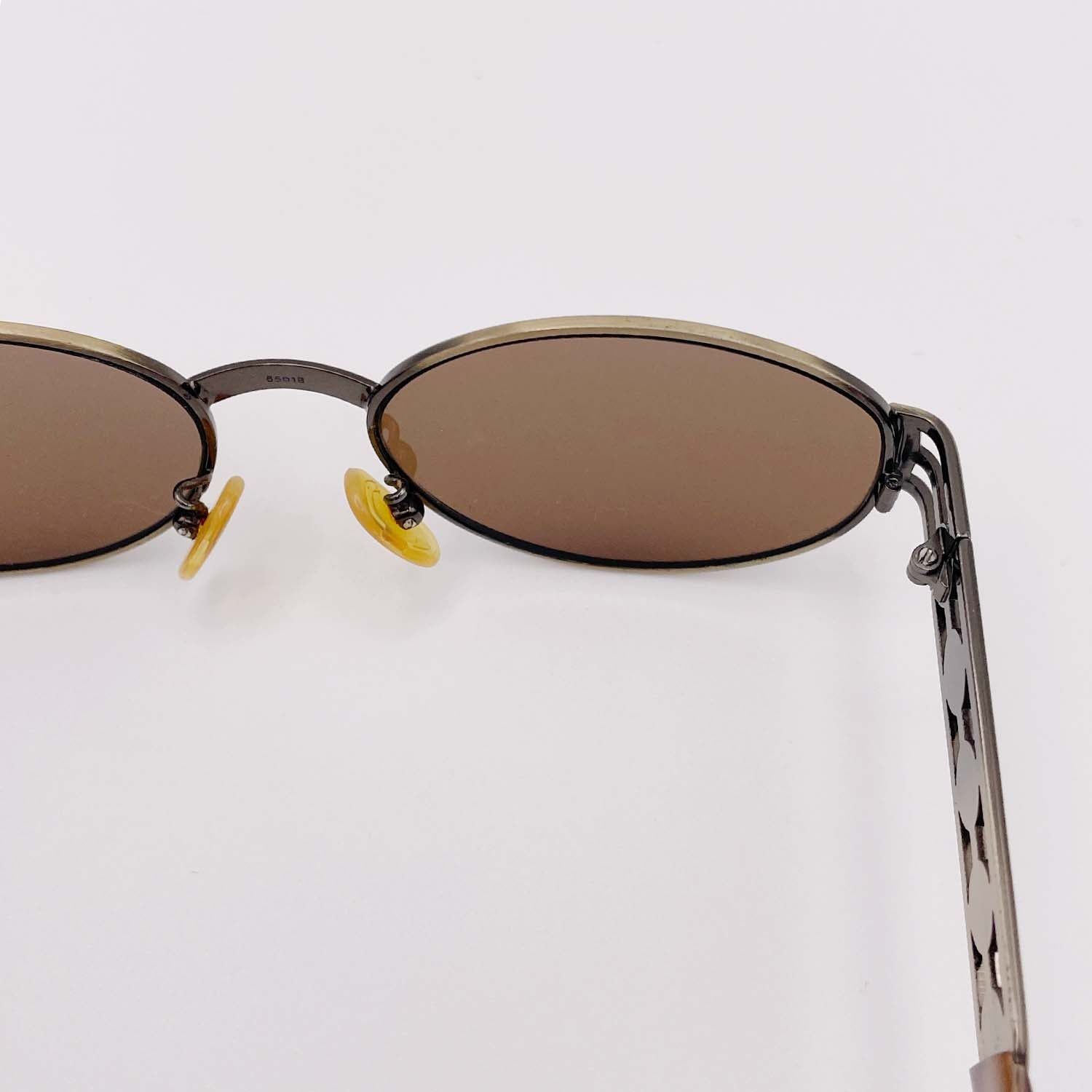 FENDI フェンディ ロゴ サングラス アンティークブロンズ/トータス