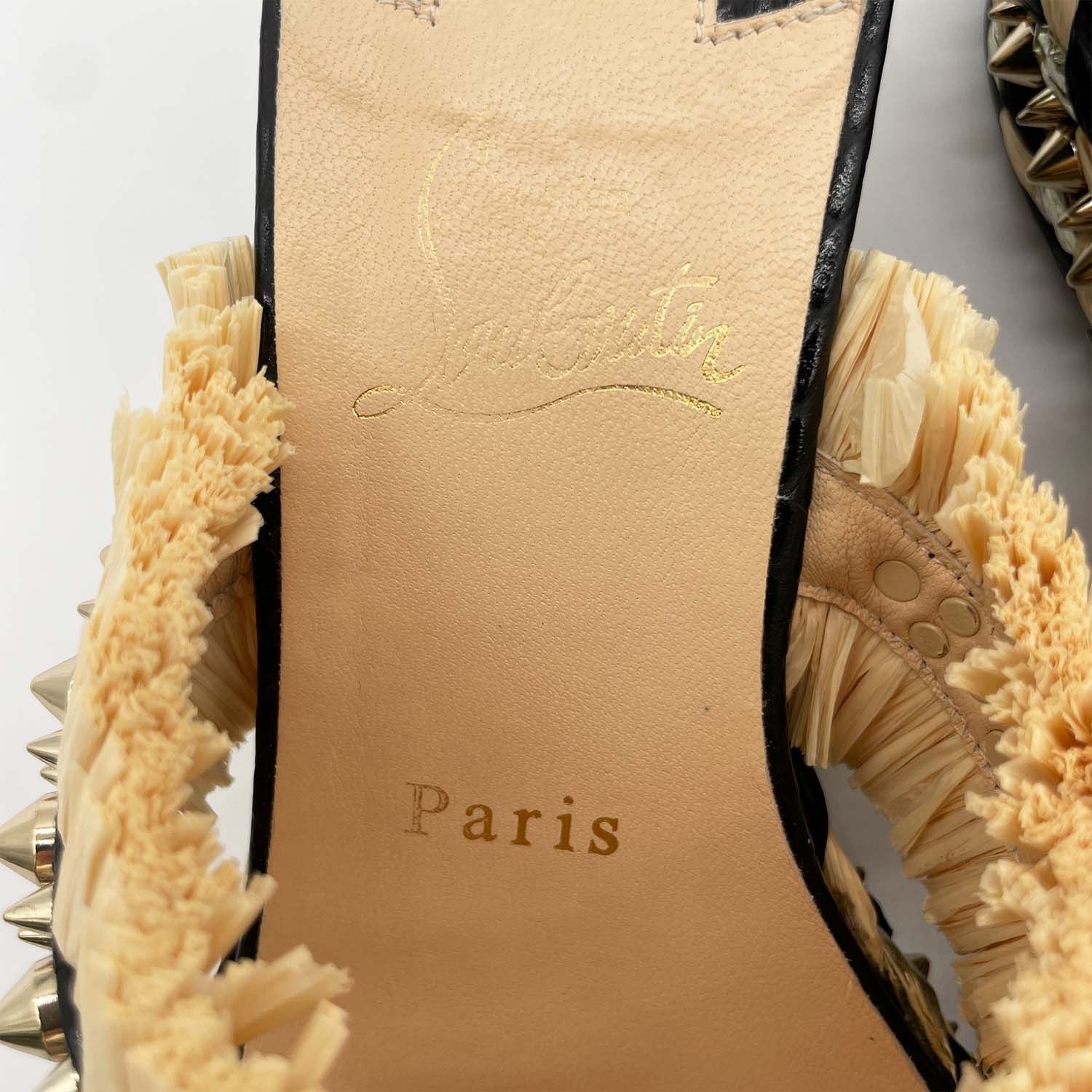 Christian Louboutin クリスチャンルブタン 37 サンダル VOLTINOUDOU