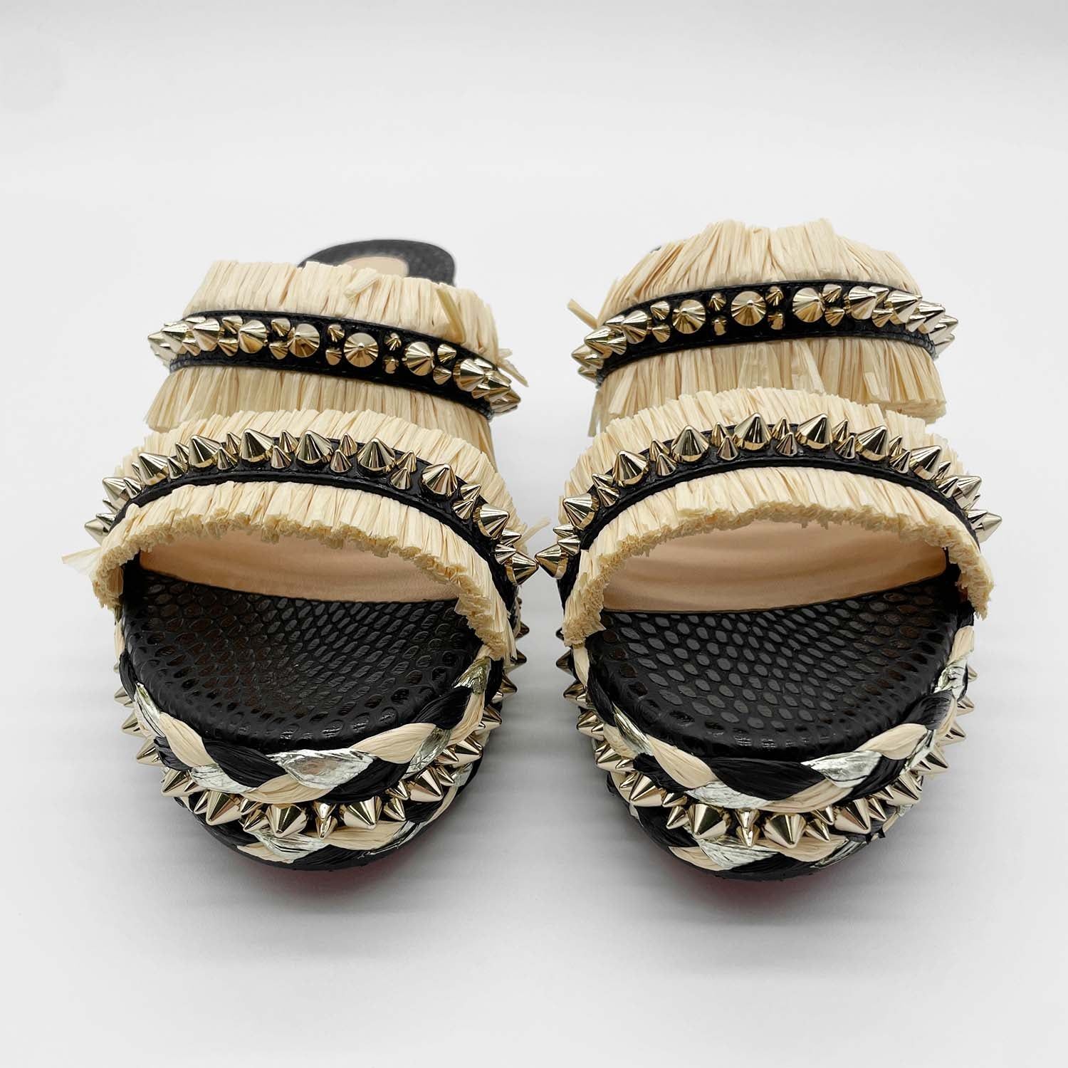 Christian Louboutin クリスチャンルブタン 37 サンダル VOLTINOUDOU