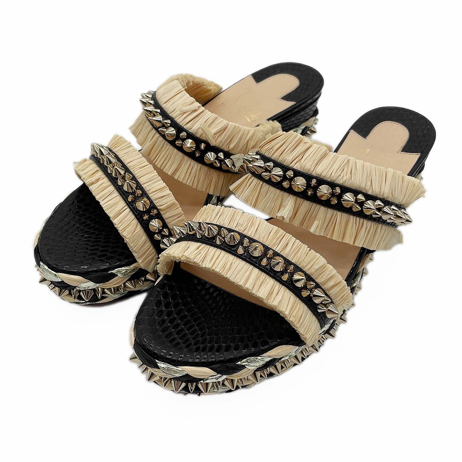 Christian Louboutin クリスチャンルブタン 37 サンダル VOLTINOUDOU