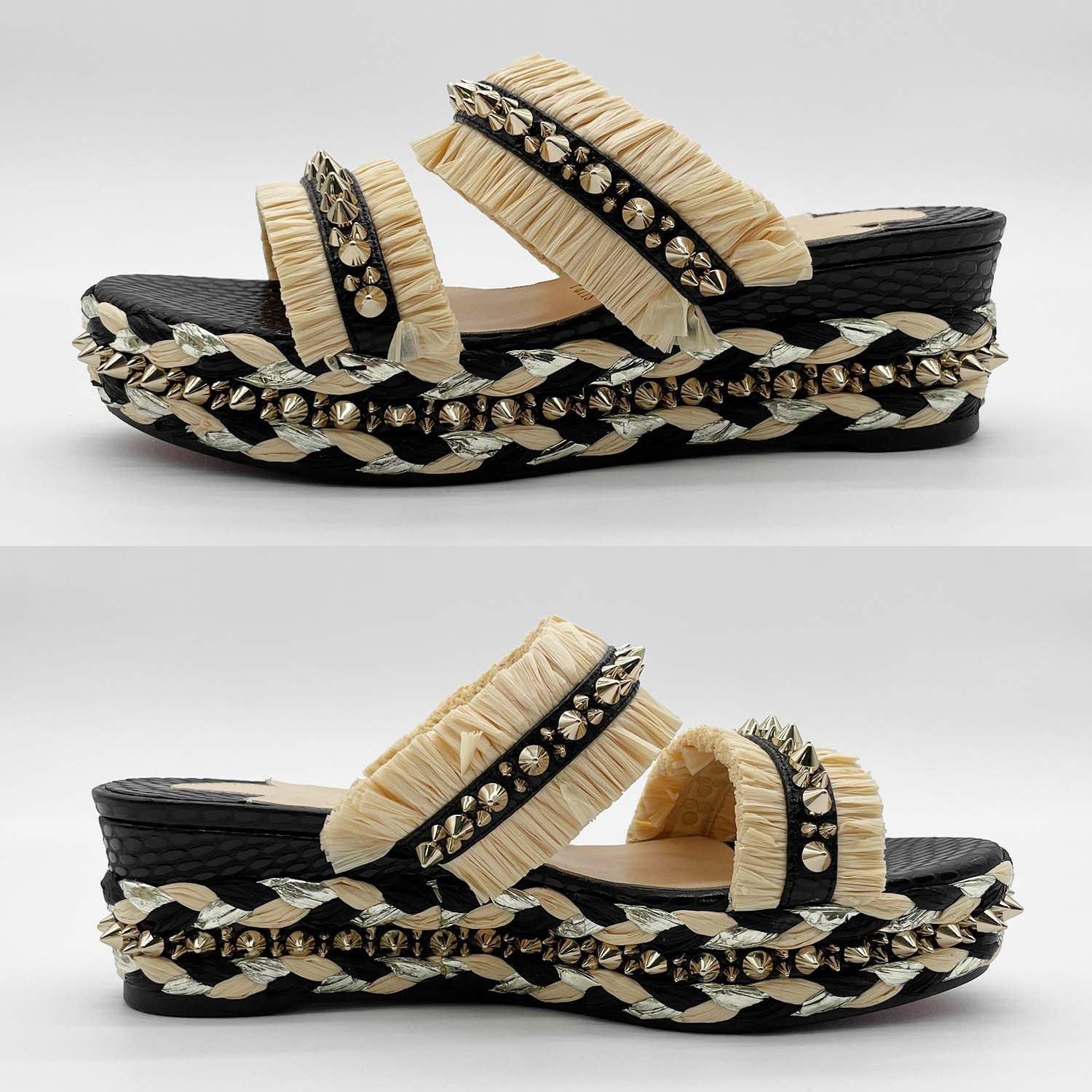 Christian Louboutin クリスチャンルブタン 37 サンダル VOLTINOUDOU