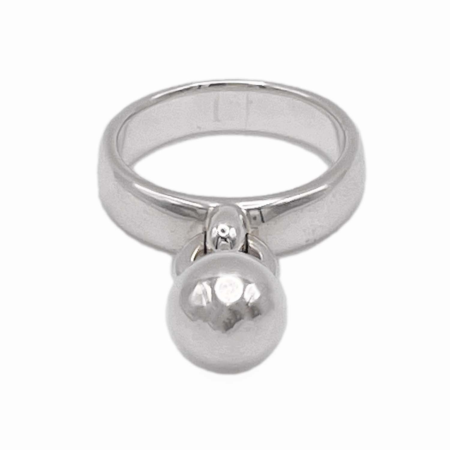 美品 Tiffany&Co. ティファニー 11号 ボールダングル リング SV925