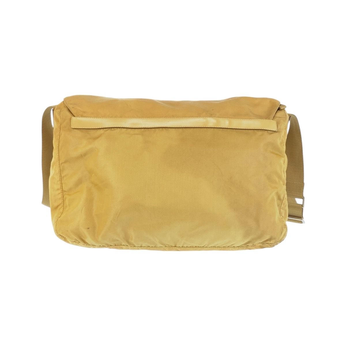 PRADA プラダ テスート 三角ロゴプレート イエロー マスタード