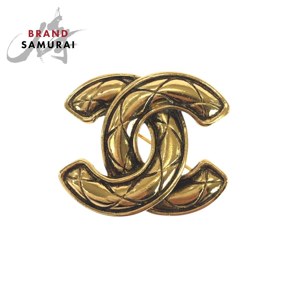 美品 CHANEL シャネル ヴィンテージ ココマーク ゴールド メタル
