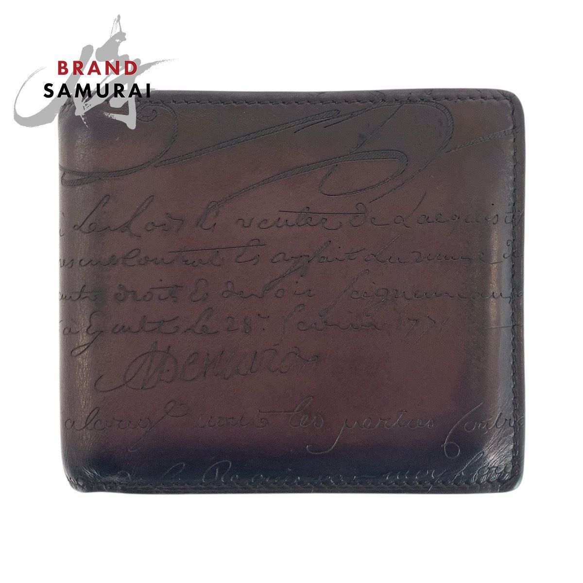 Berluti ベルルッティ カリグラフィー コンパクトウォレット F0117 Berluti ベルルッティ カリグラフィー コンパクトウォレット F0117