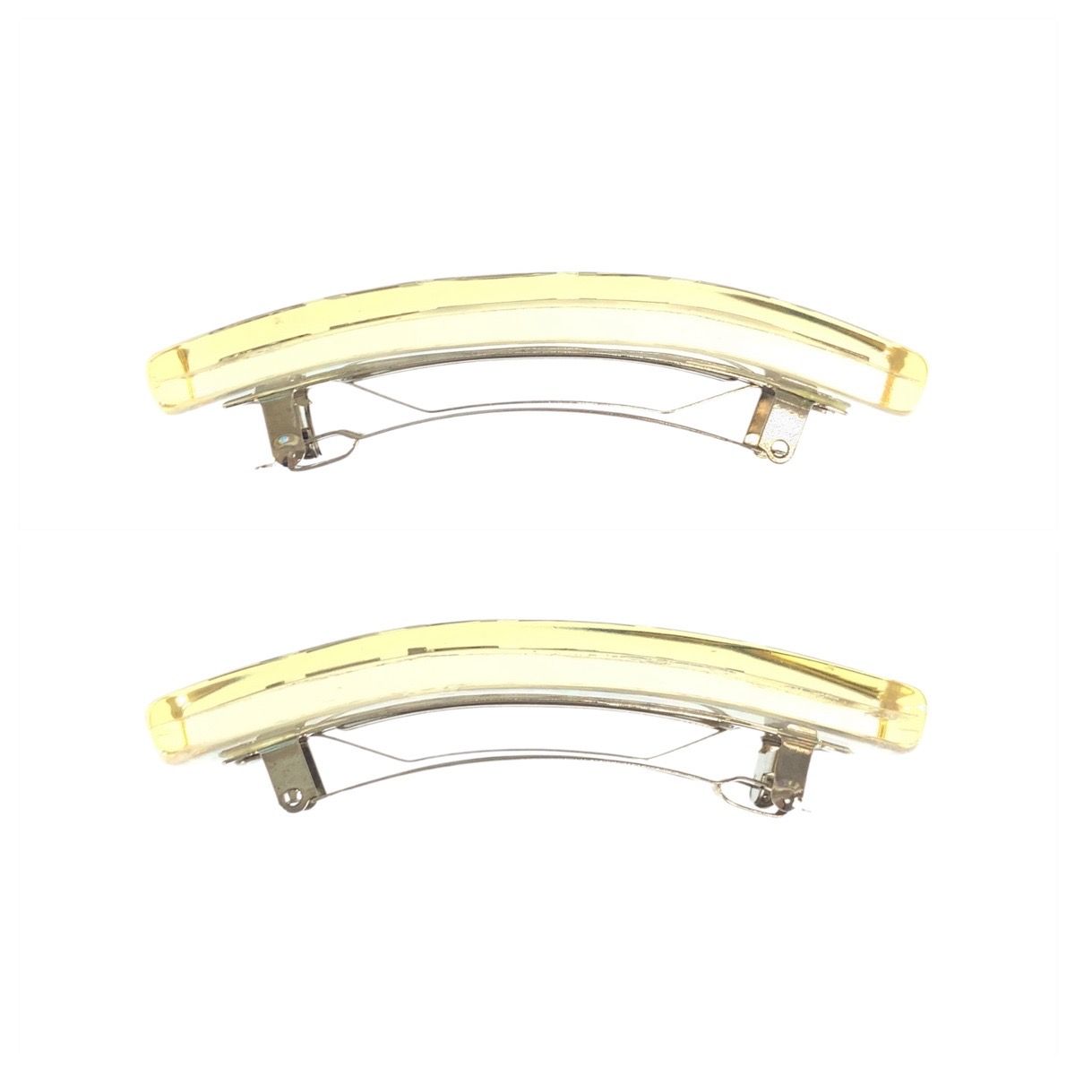 美品 CHANEL シャネル ロゴ シルバー オーロラ プラスチック/メッキ