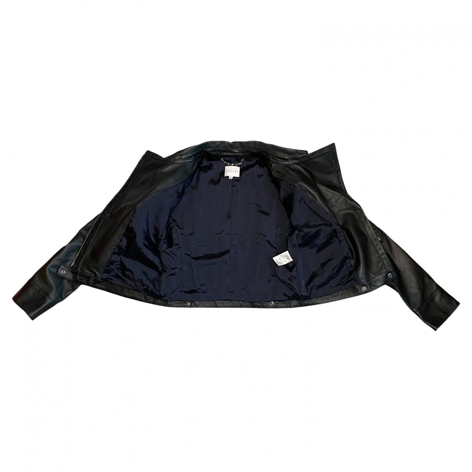 美品 セリーヌ CELINE ラム レザー ライダースジャケット 40 美品 セリーヌ CELINE ラム レザー ライダースジャケット 40 - メルカリ