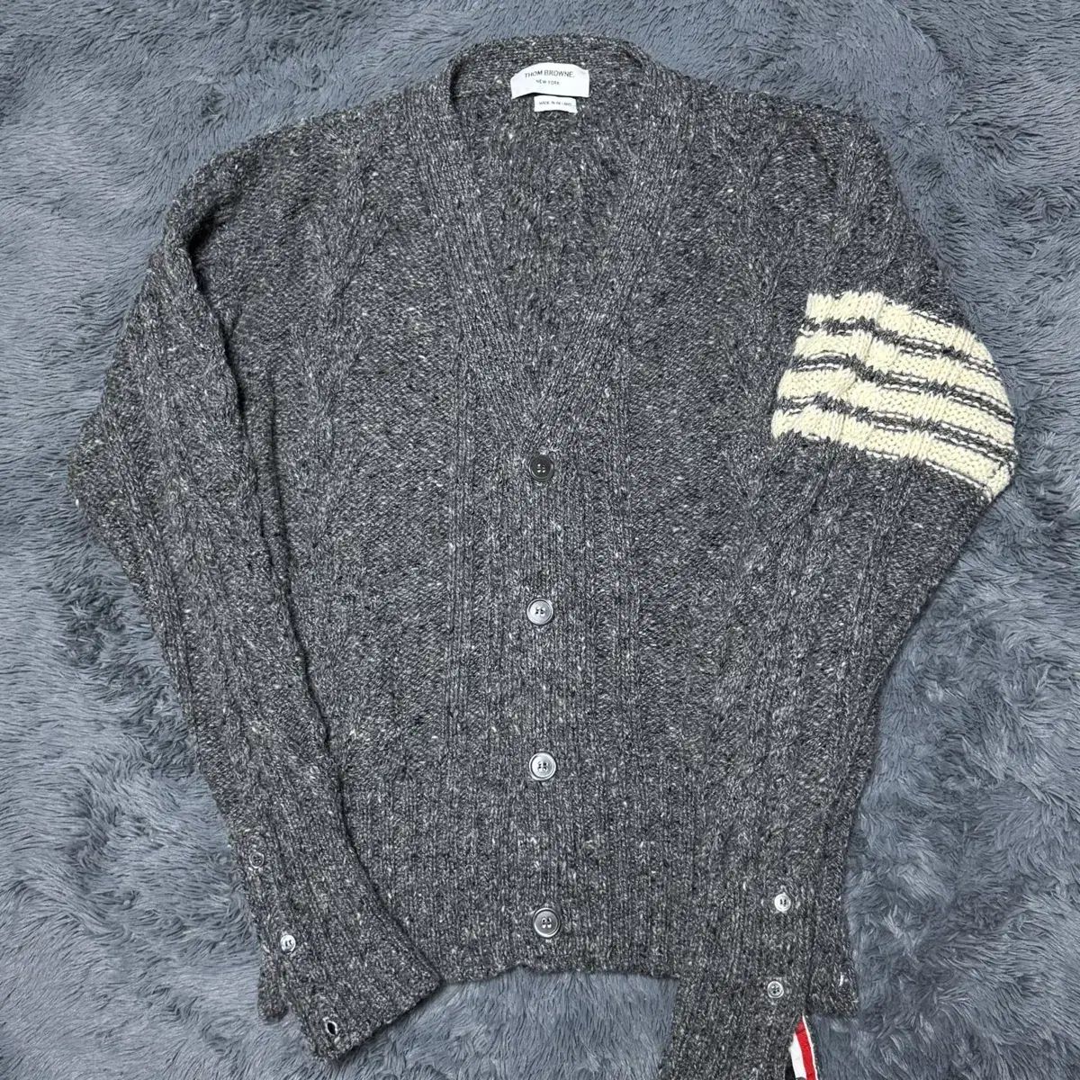 【美品】Thom Browne アランニット 1 Classic Cashmere 4 Bar Pullover | Thom Browne