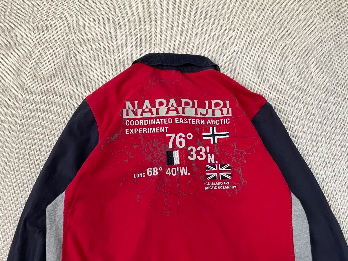 ナッパポピー リー ブラッシュ カラ 長袖Tシャツ J03358