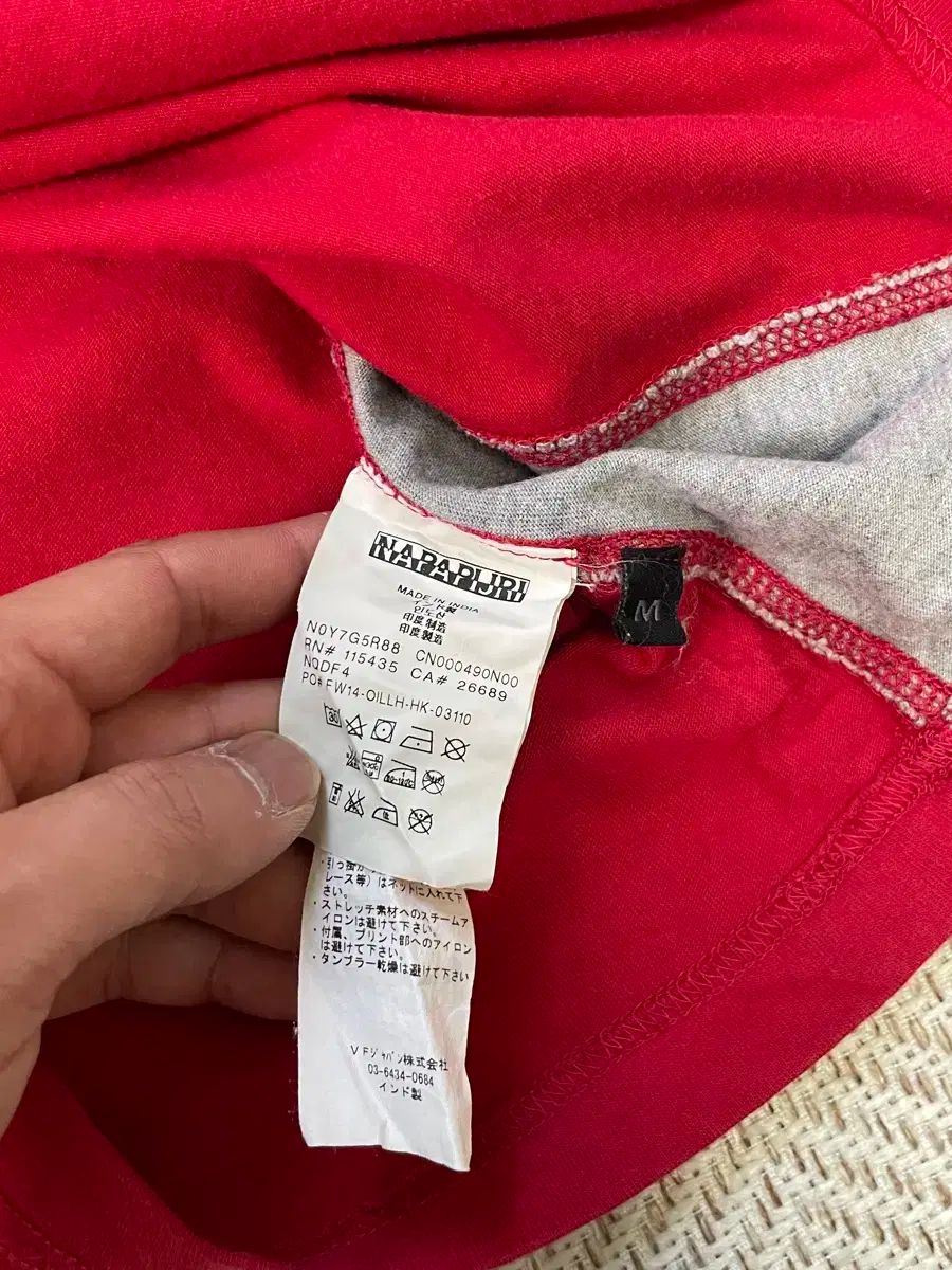 ナッパポピー リー ブラッシュ カラ 長袖Tシャツ J03358