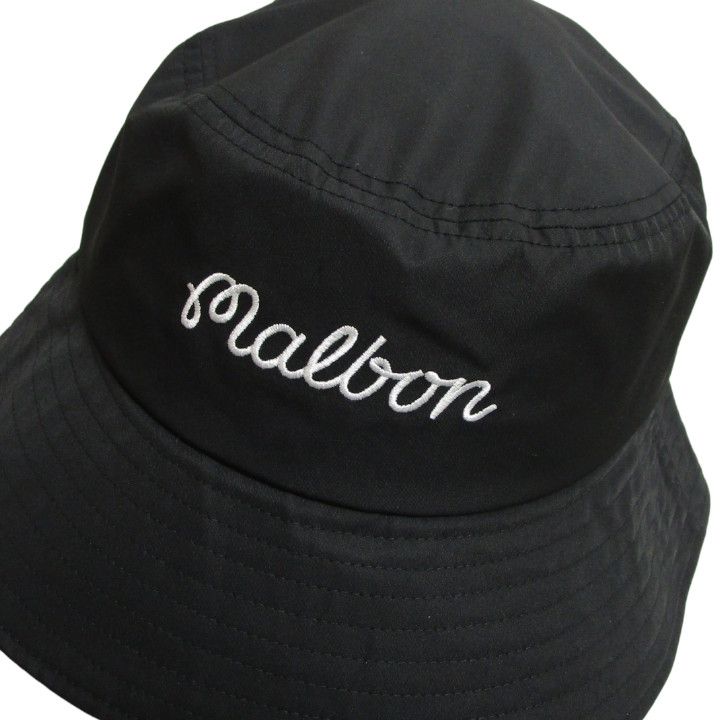 2025 Malbon Golf マルボンゴルフ ICON スクリプトロゴ バケットハット