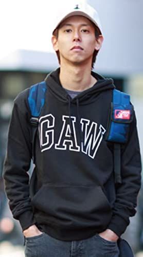 MAN WITH A MISSION] マンウィズアミッション GAW パーカー2 黒 (M