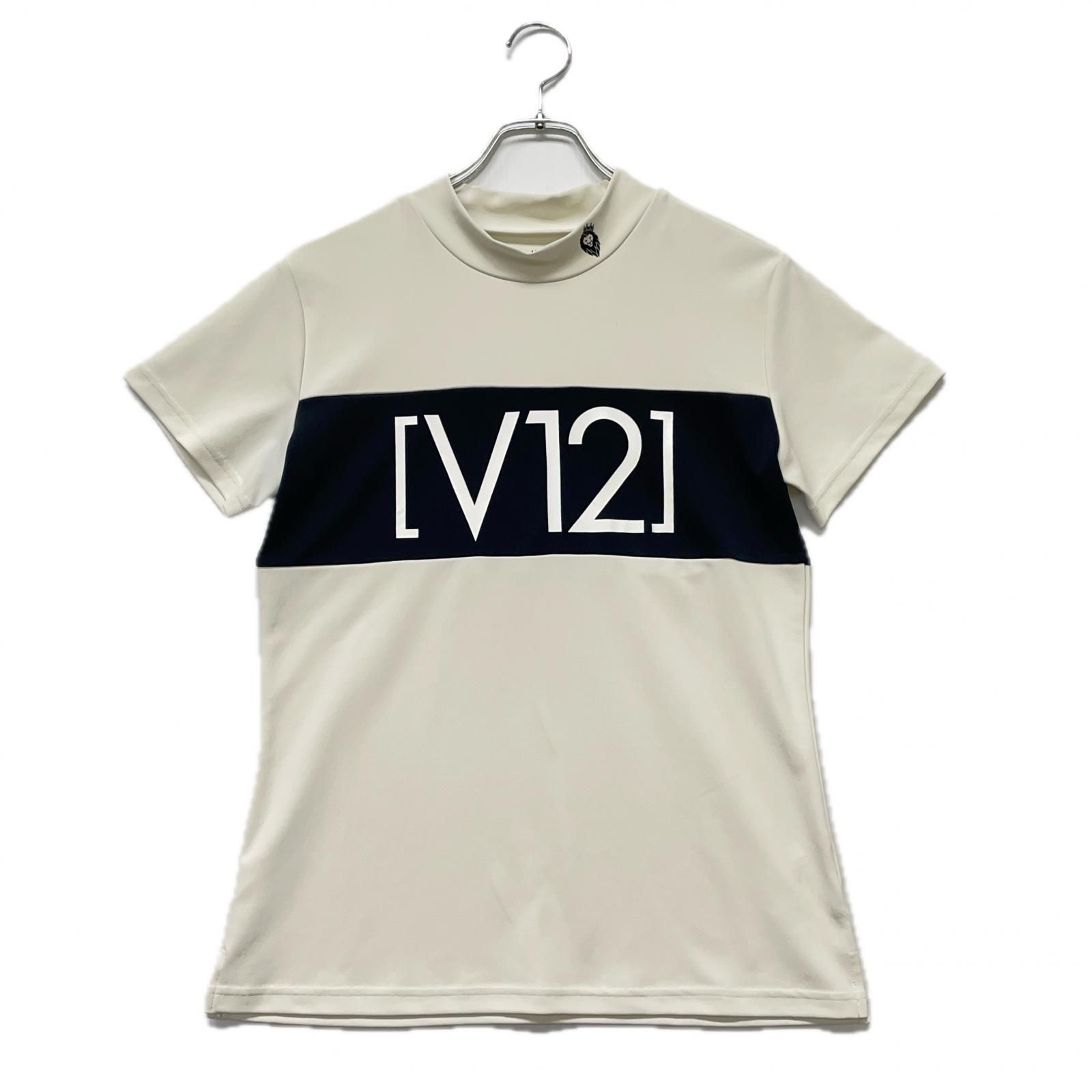 ゴルフ レディース ヴィ・トゥエルヴ V12 半袖シャツ 1(M) 白×黒