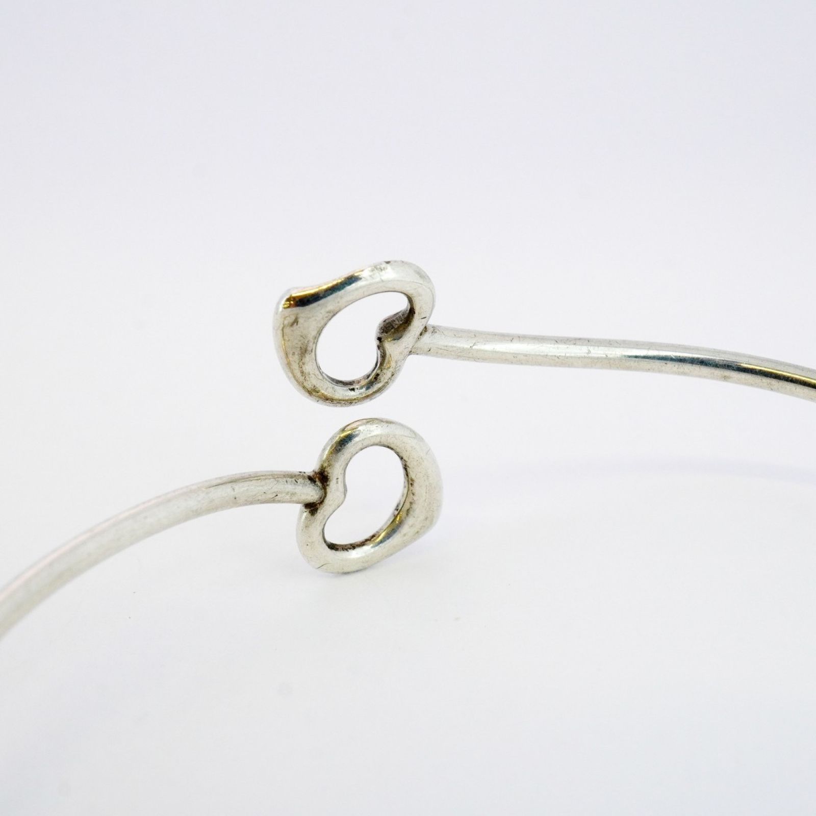 ティファニー シルバー925 バングル 3連 ハートチャーム ティファニー