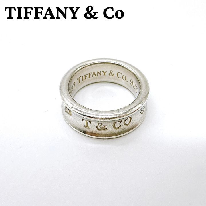 【美品】約7号 ティファニー Tiffany ナロー 1837 リングSV925 TIFFANY＆Co ティファニー 1837 ナロー SV925 リング 約7号 - メルカリ