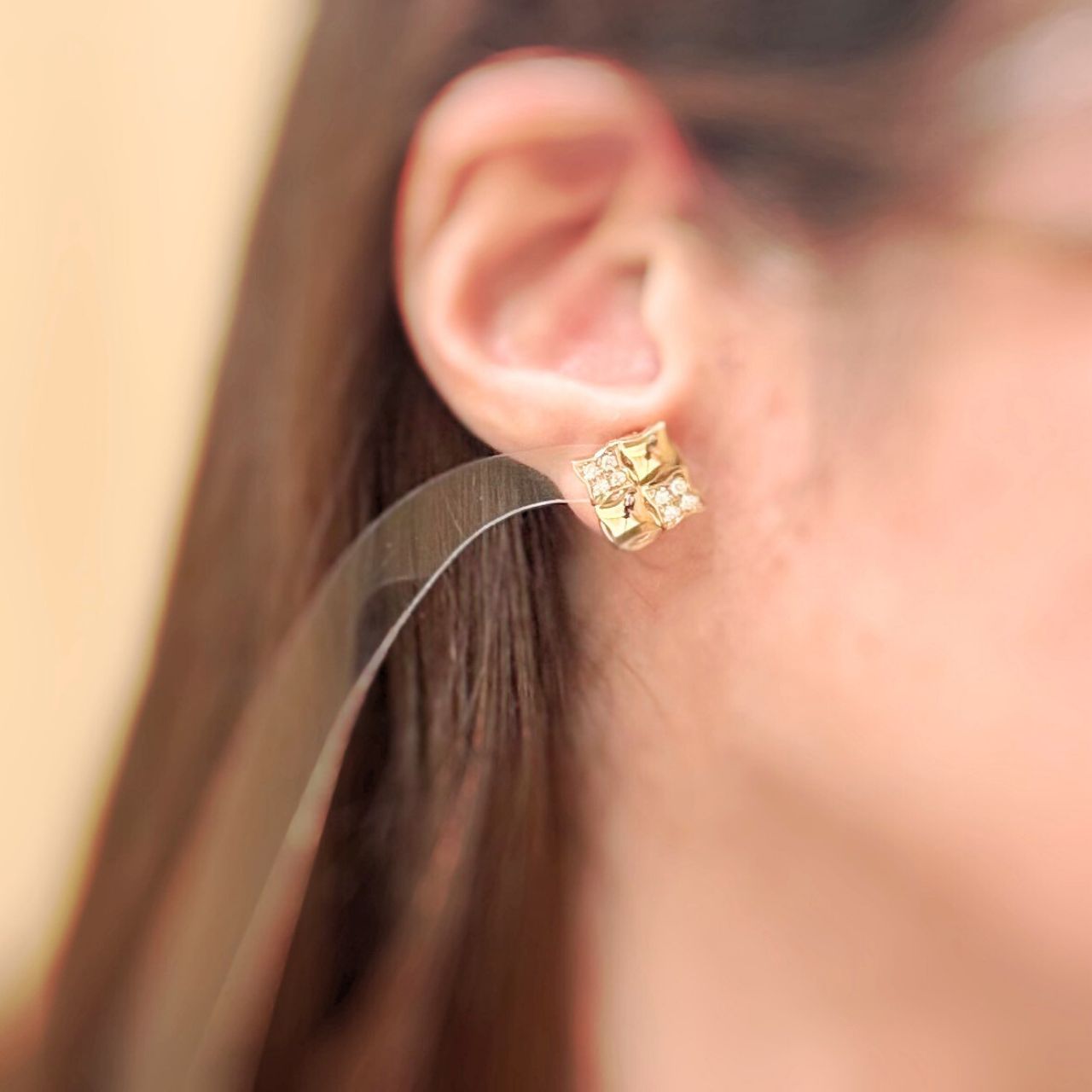 ミキモト K18 天然 ダイヤモンド 計0.28ct ピアス - メルカリ