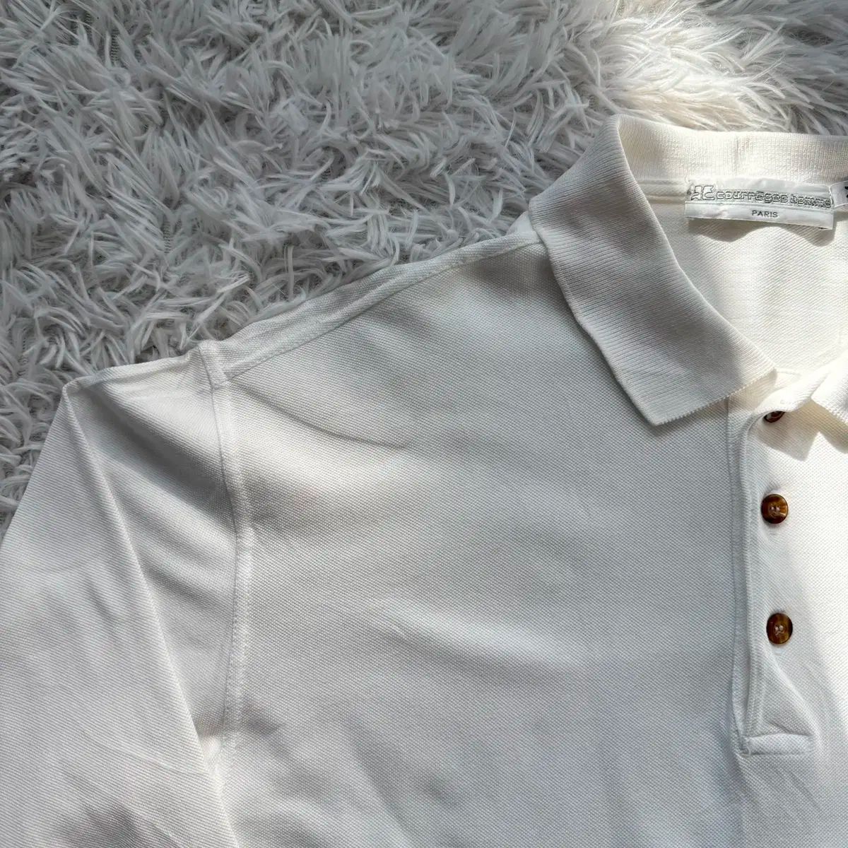 Courreges 日本ヴィンテージ カラーTシャツ クレージュ ロング スリーブ クレージュ長袖 100 m