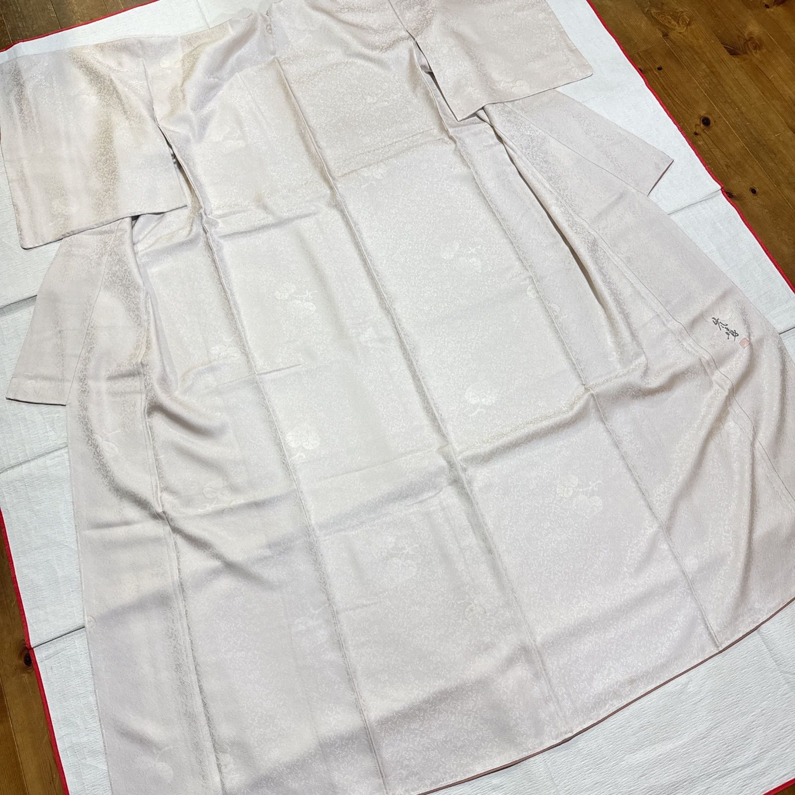 小紋 藤井嵐晴 桐竹鳳凰文 葵 フルセット 金彩 刺繍 正絹 - メルカリ