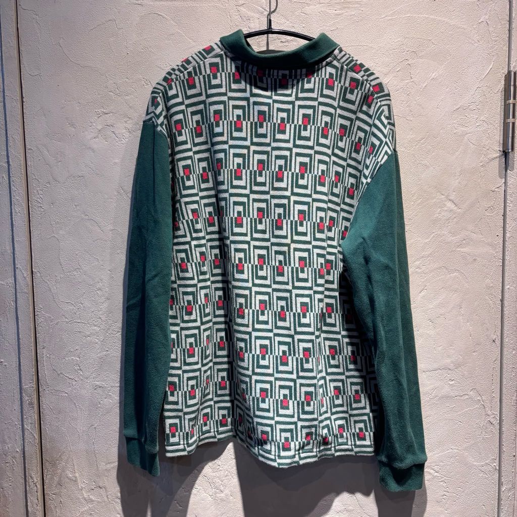 BOTT ボット DOOR JACQUARD L/S POLO 長袖ポロシャツ 213BOTT08