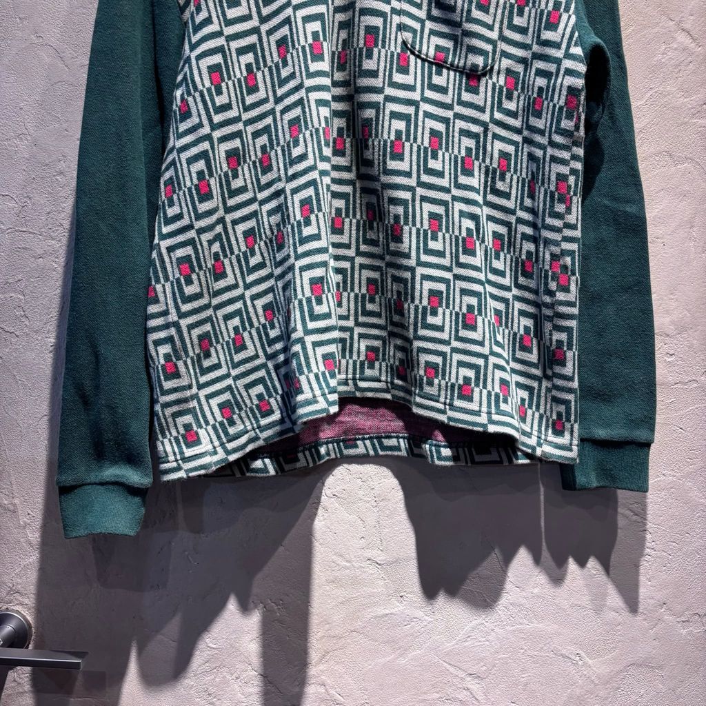 BOTT ボット DOOR JACQUARD L/S POLO 長袖ポロシャツ 213BOTT08