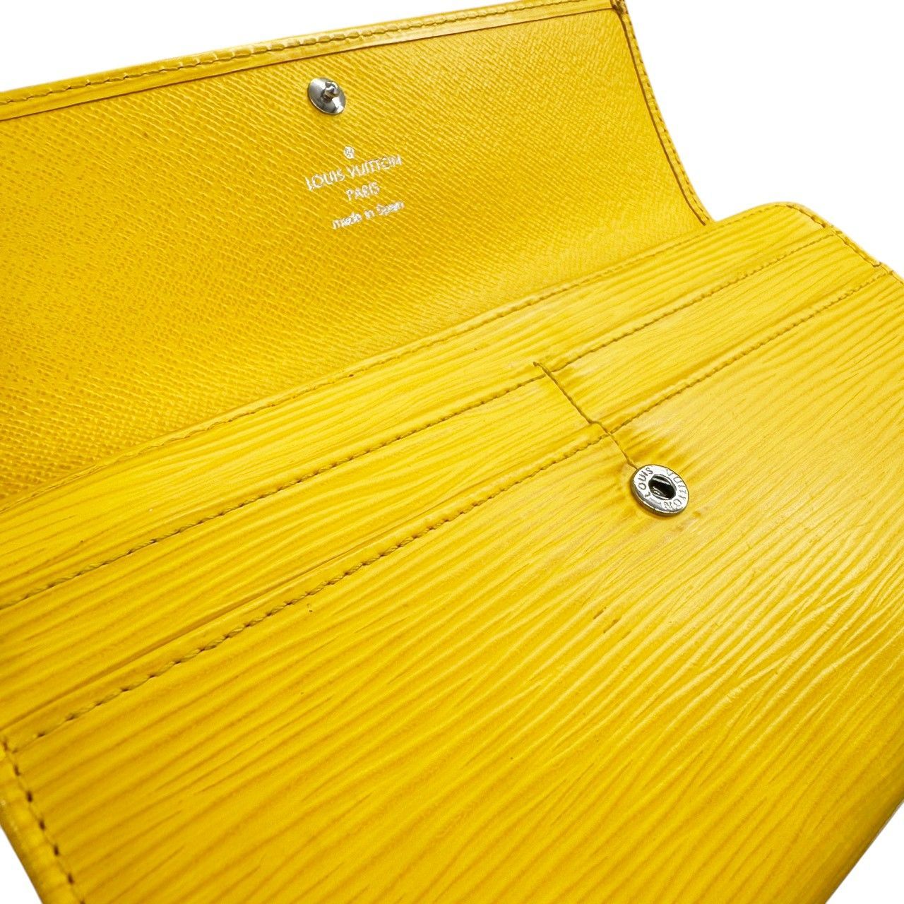 LOUIS VUTTON ルイヴィトン エピ 長財布 イエロー ポルトフォイユ
