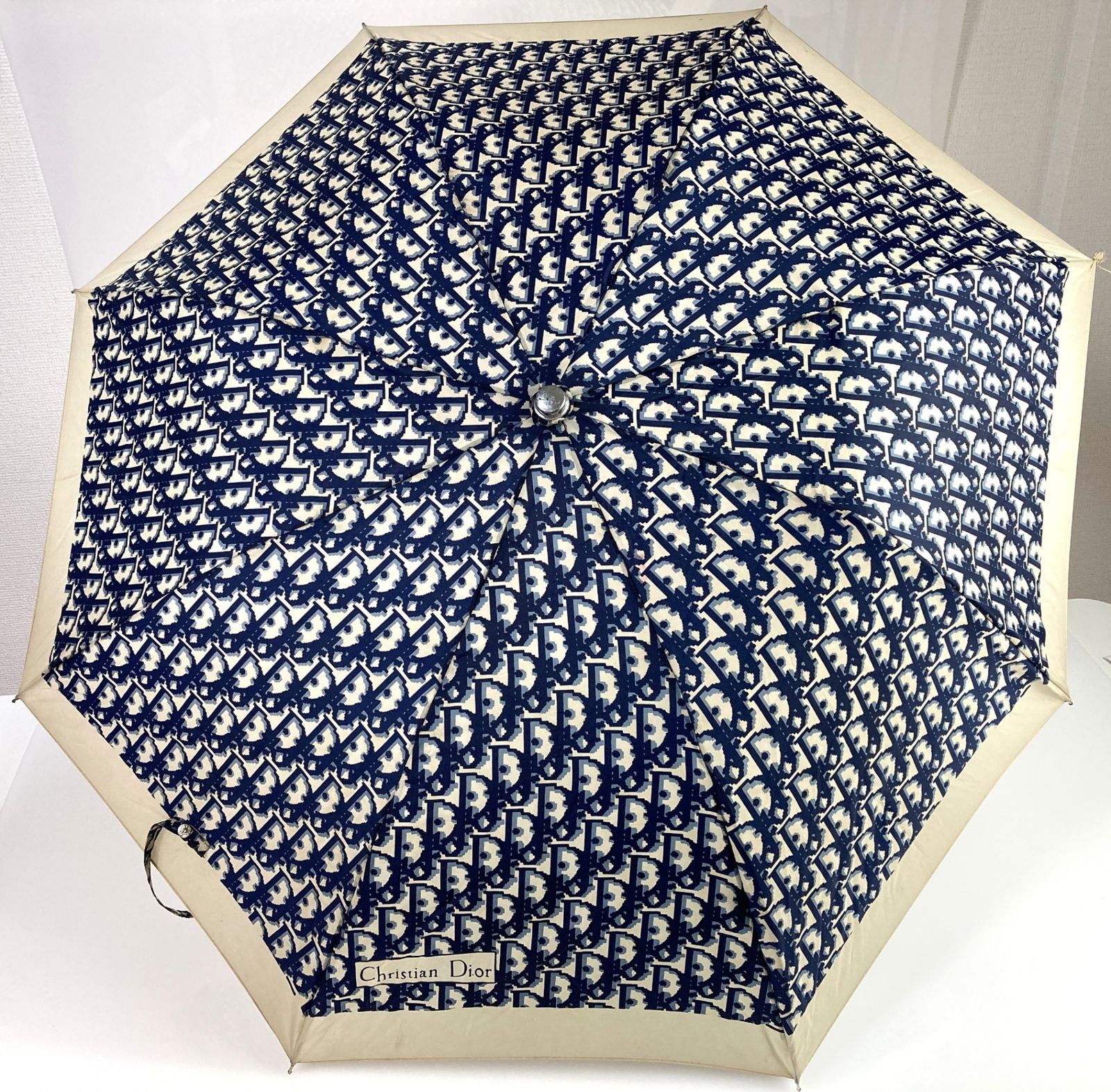 クリスチャンディオール Christian Dior 折りたたみ傘 雨傘 トロッター