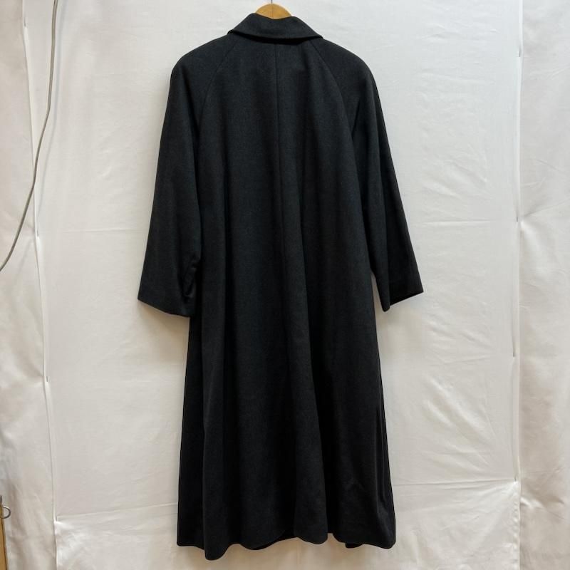 ピエールバルマン カシミヤ100% ステンカラー ウール ロング コート