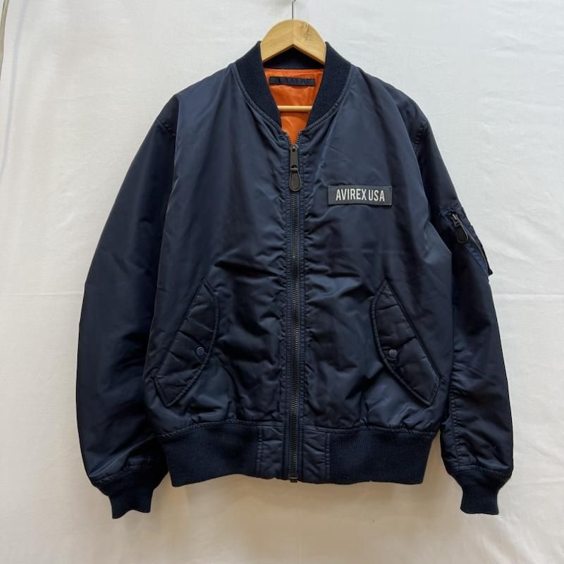 AVIREX アヴィレックス　フライトジャケット　MA-1　サイズ：M　中古　2 アヴィレックス MA-1 ミリタリー フライトジャケット 6172126 メンズ