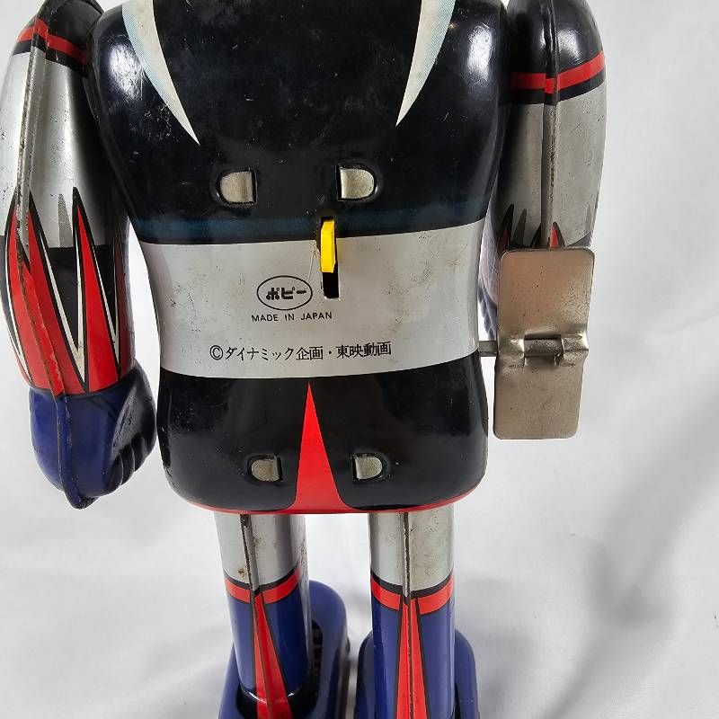 希少】グレンダイザー ブリキ ゼンマイ歩行 約22cm ポピー 当時物 動作