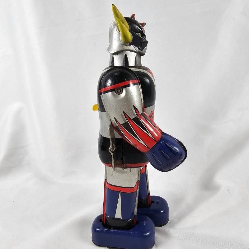 グレンダイザー　ポピー　UFOロボ ブリキ ゼンマイ歩行　当時物 希少】グレンダイザー ブリキ ゼンマイ歩行 約22cm ポピー 当時物 動作