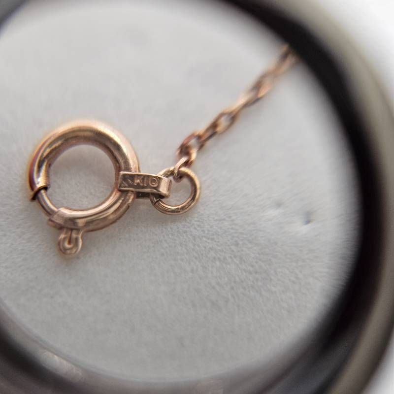 美品】 4℃ K10PG 1粒ダイヤモンドネックレス - メルカリ