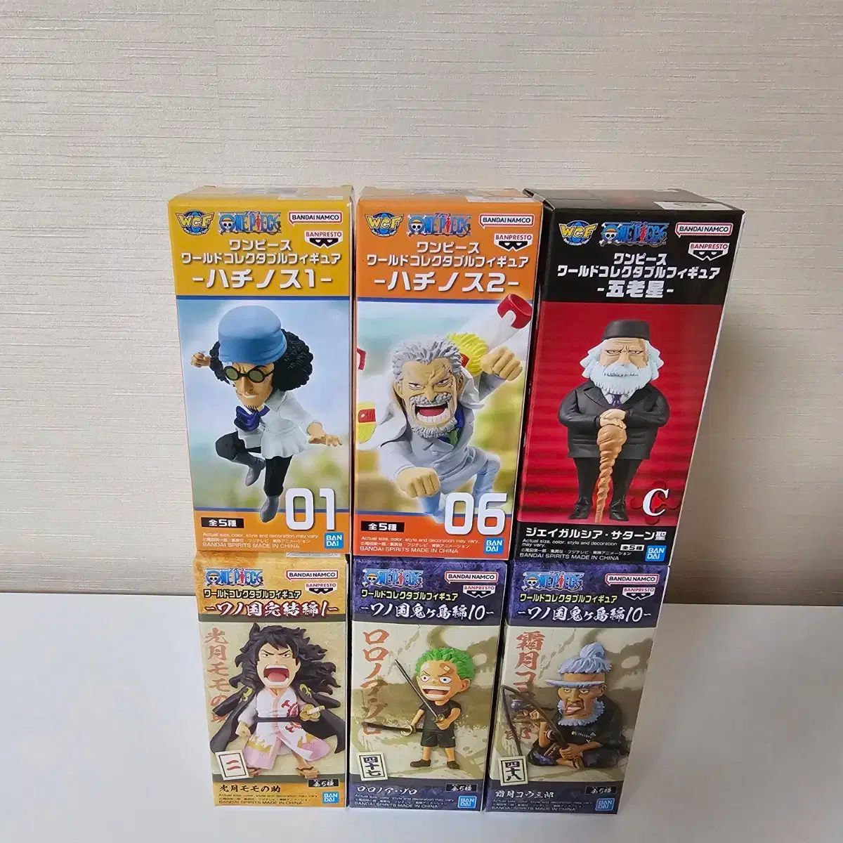 ONE PIECE ワールドコレクタブル 6種 まとめ - メルカリ