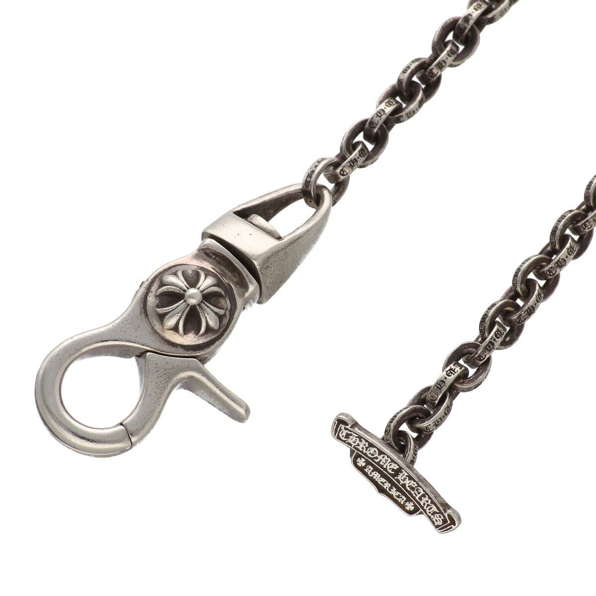 中古】 CHROME HEARTS クロムハーツ Tバーペーパーチェーン ウォレット
