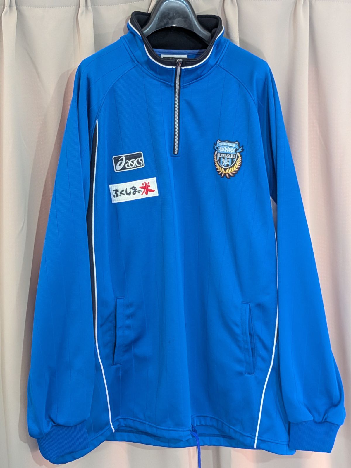 asics アシックス Jリーグ 川崎フロンターレ ハーフジップ ジャージ XO
