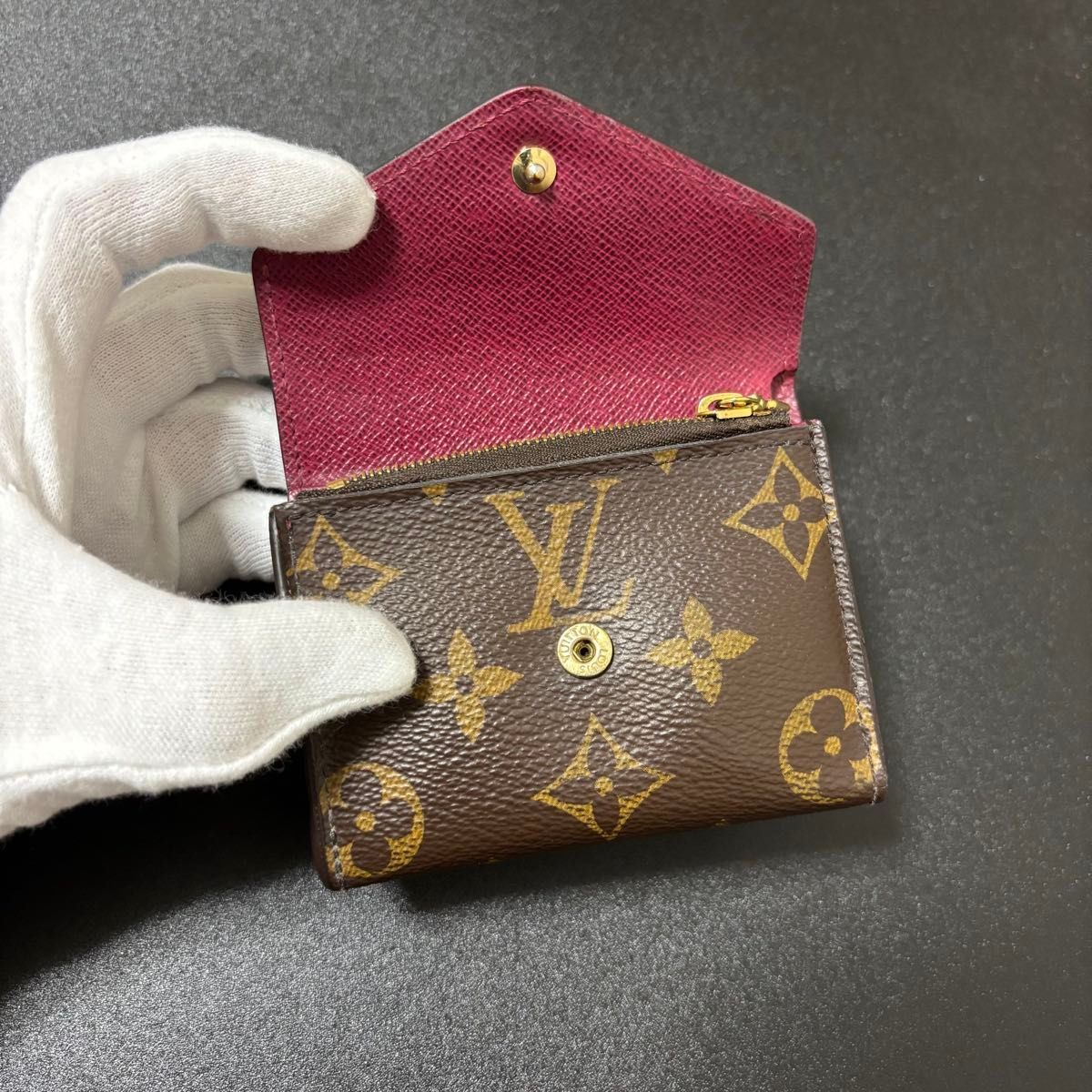 ルイヴィトン モノグラム ポルトフォイユ ゾエ コンパクト 三つ折り財布 A15 ルイヴィトン モノグラム ポルトフォイユ ゾエ コンパクト 三つ折り