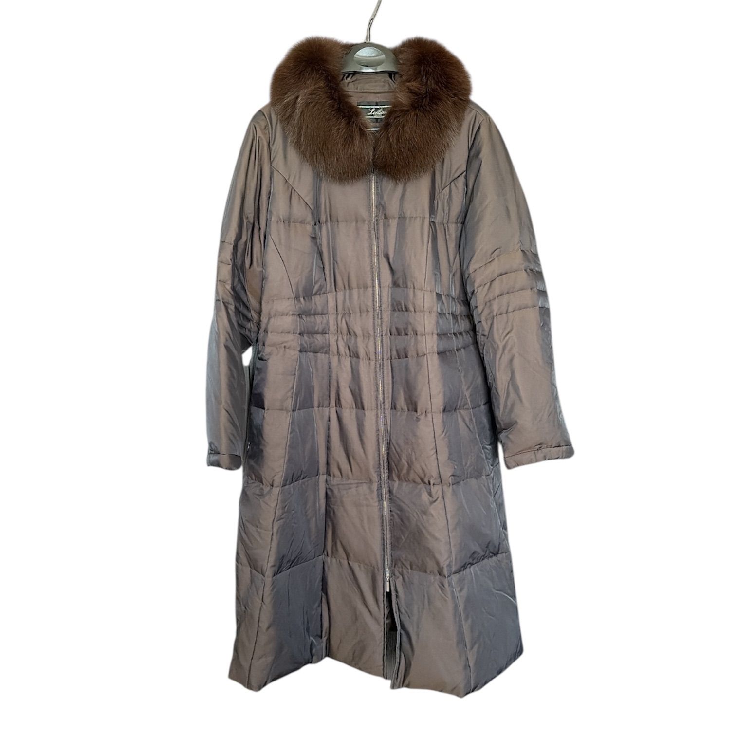 Z1624Leilian レリアン ダウンコート ロングコート 15プラス 大きい