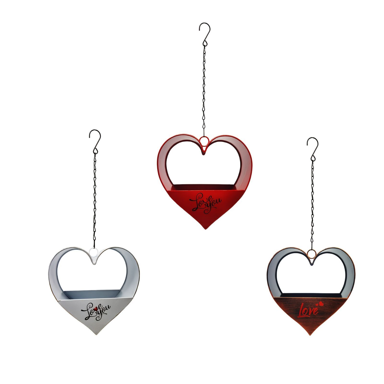 ハンキングプランター 吊り下げ プラントハンガー ハート型