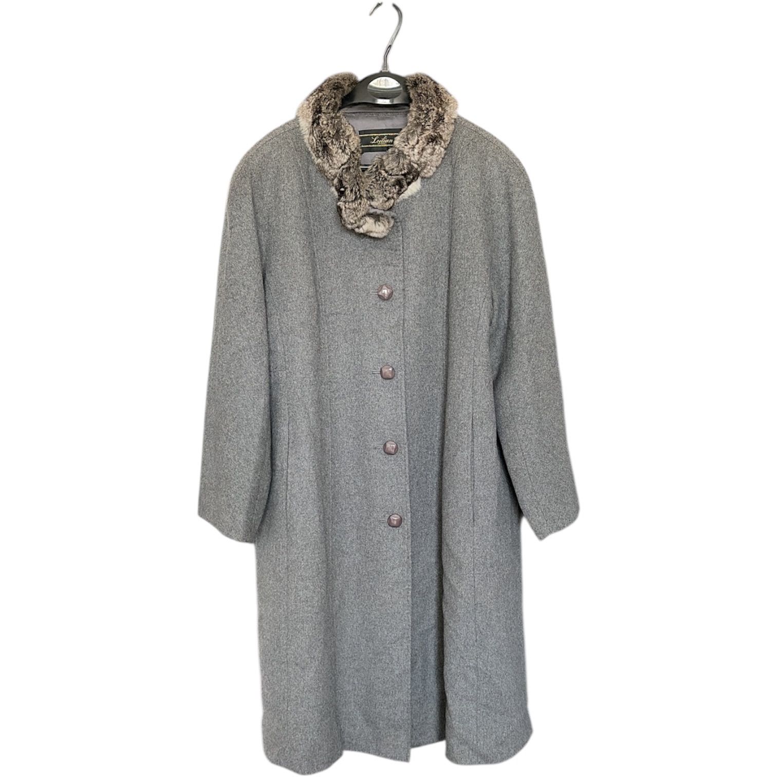 Z1624【美品】Leilian レリアン コート ロングコート 13プラス 大きい